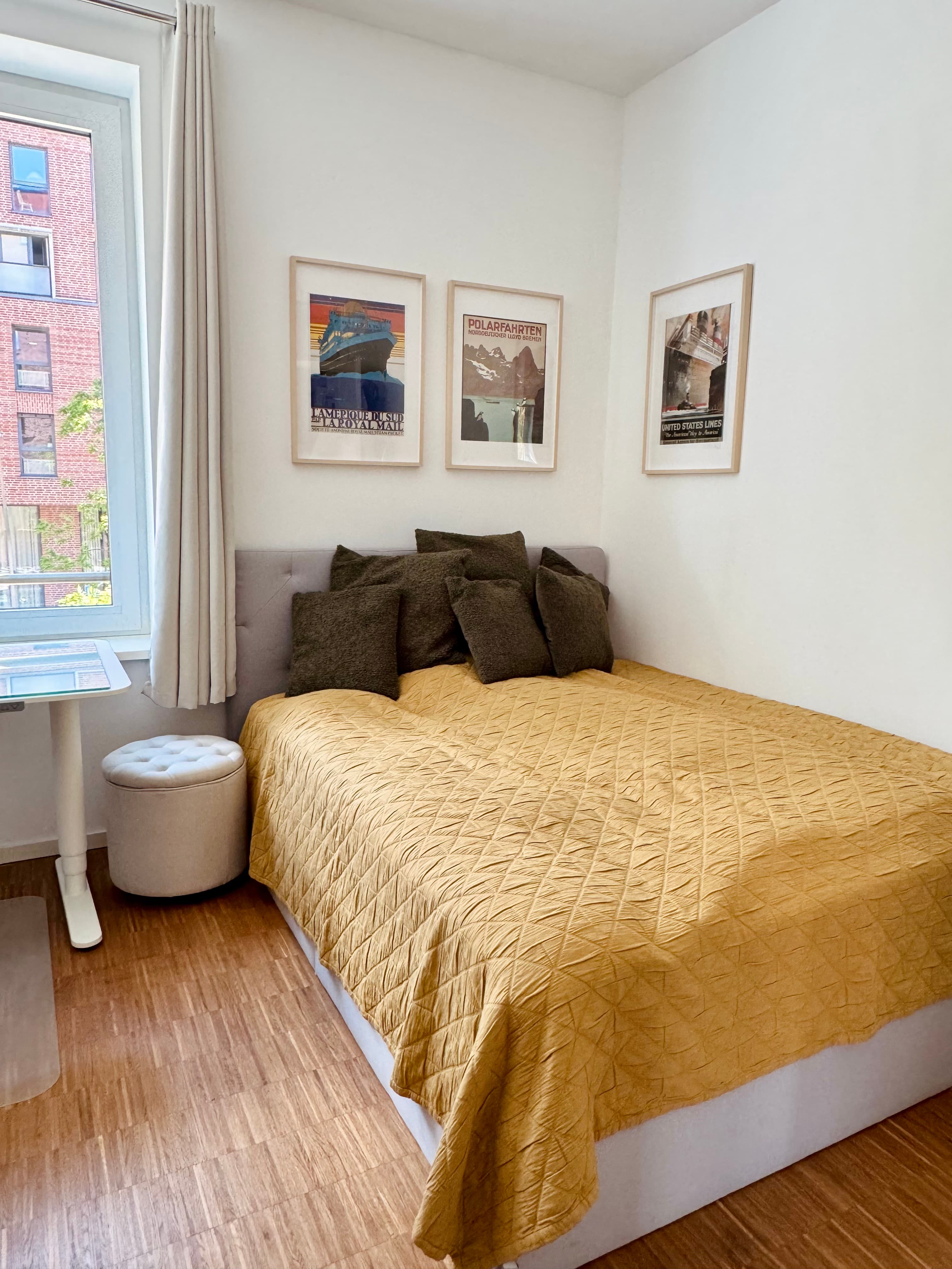 King bed in the master bedroom